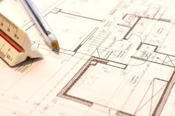 Image of architect Rayleigh drawings